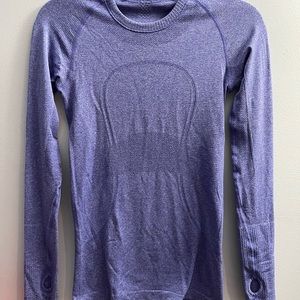 Lululemon Long Sleeve Purple Top